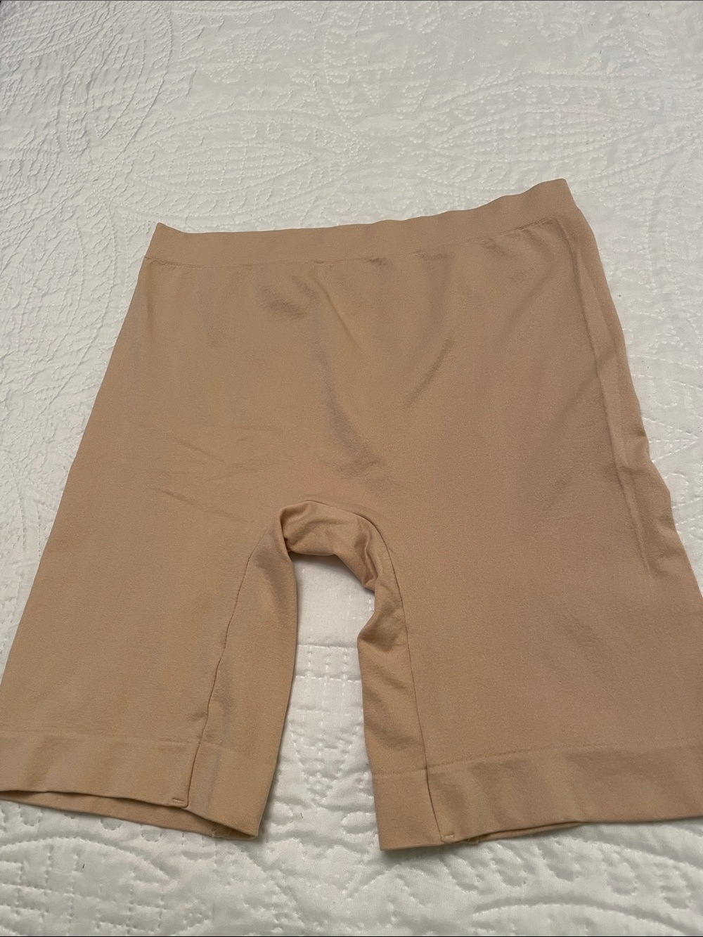 INNERSY Medium Nude Seamless High Waisted Quick Dry Long Leg Underwear LIKE NEW